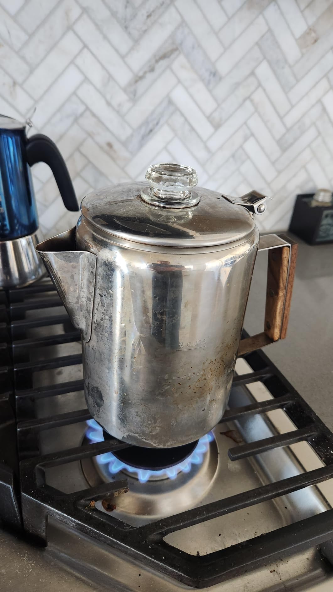 COLETTI Bozeman Percolator Coffee Pot — NO Aluminum or Plastic [9 cup] customer photo 2