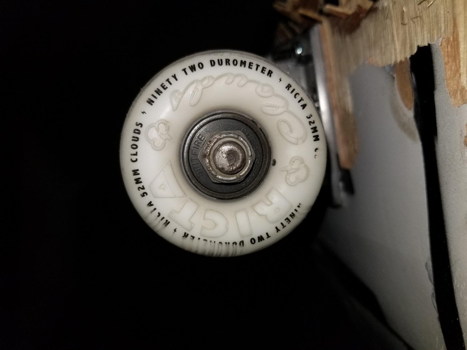 RICTA WHEEL DYNAMICS Clouds Skateboard Wheels customer photo 2