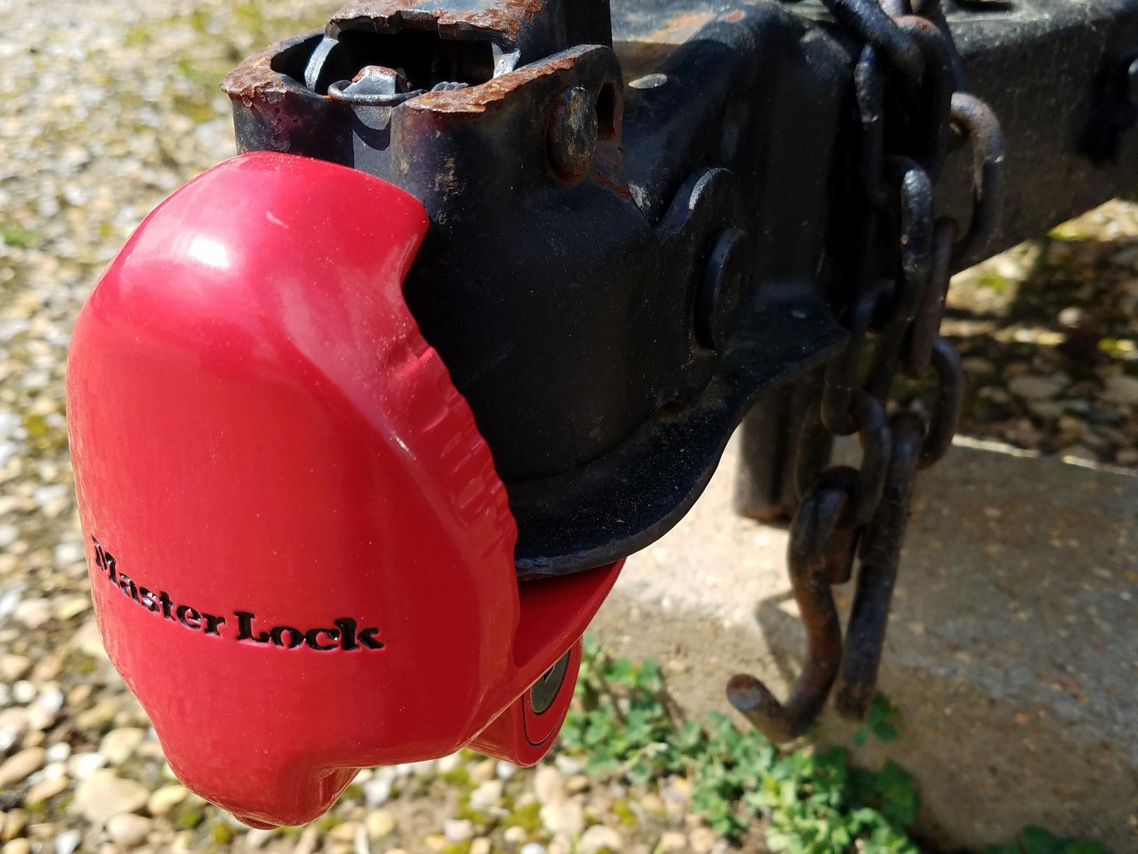 Master Lock Trailer Coupler Lock, Universal Size Fits 1-7/8