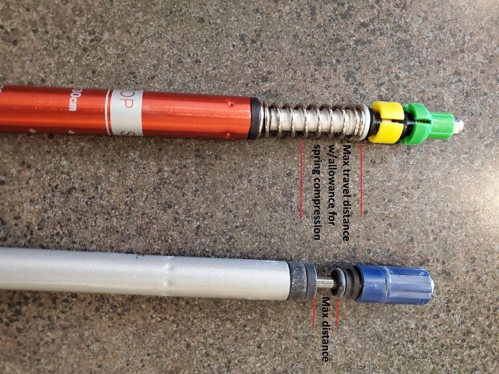 Telescopic Trekking Poles for Hiking, Anti-Shock Nordic Walking Sticks customer photo 2
