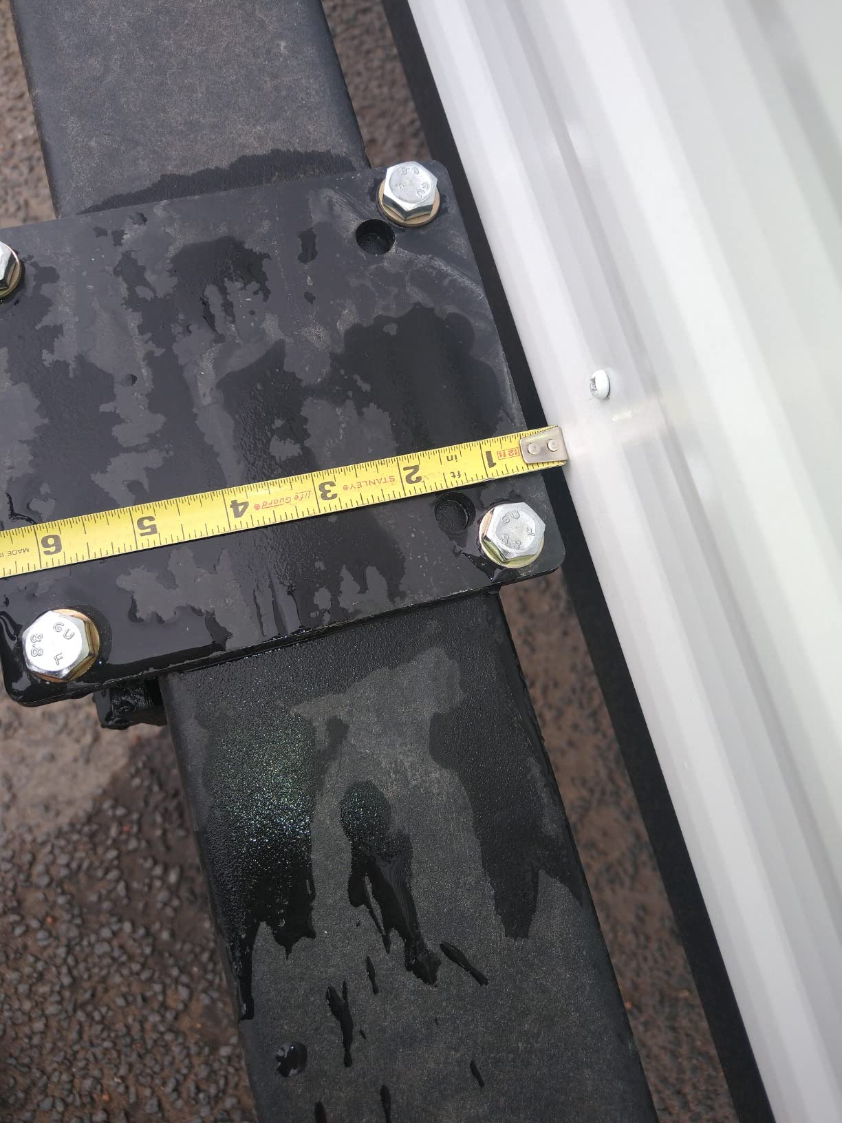 Camco Eaz-Lift Camper/RV Bumper Hitch - Ideal for Bikes, Cargo Racks & More - Clamps onto 4” Square RV Bumpers - No Drilling Required for Install - Crafted of Heavy Duty Powder-Coated Steel (48473) customer photo 2