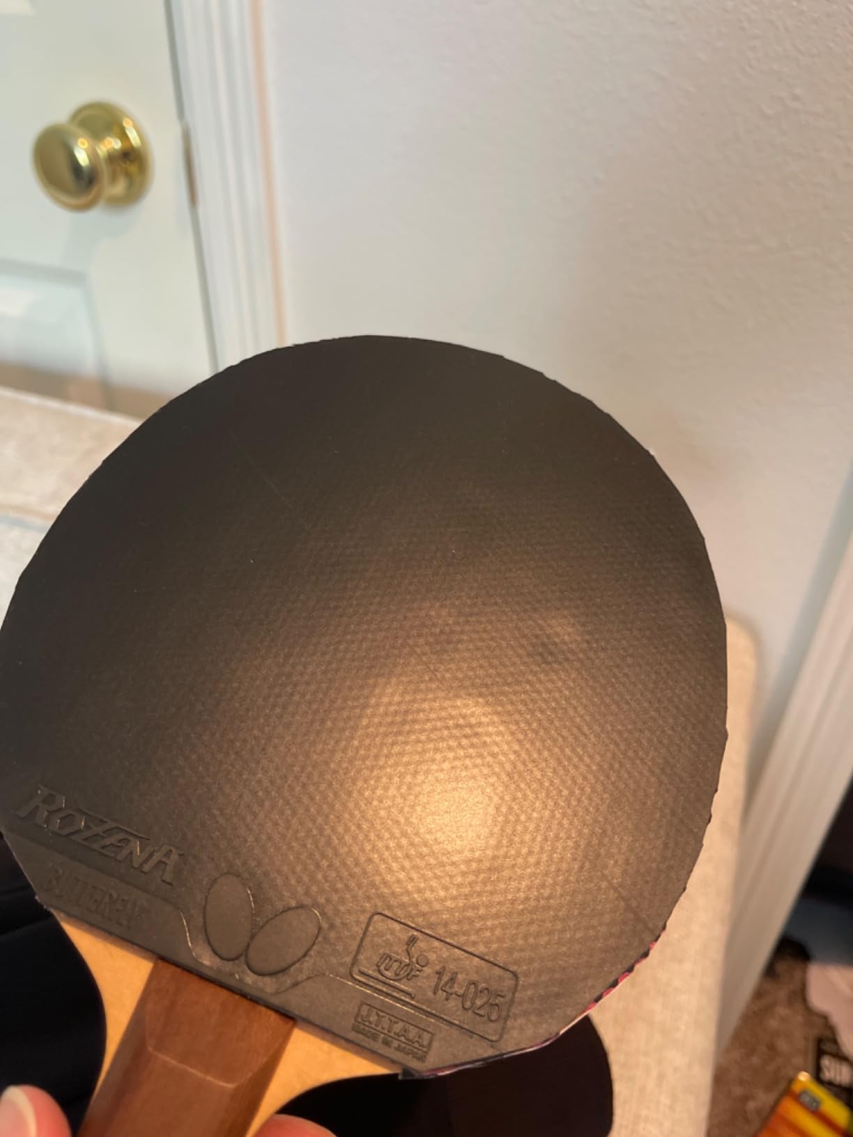 Butterfly Rozena Table Tennis Rubber customer photo 1