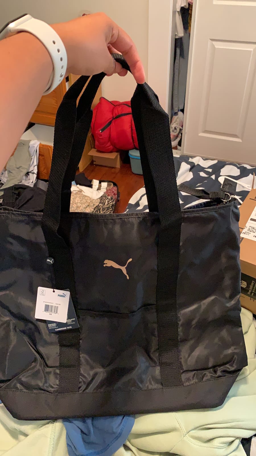 PUMA Women's Cambridge Tote with Shoulder Strap & Zip Closure customer photo 2