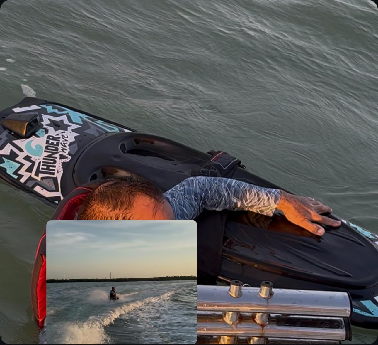 SereneLife Water Sport Kneeboard with Hook for Kids & Adults, Kneeboard with Strap for Boating, Waterboarding, Kneeling Boogie Boarding, Knee Surfing customer photo 1