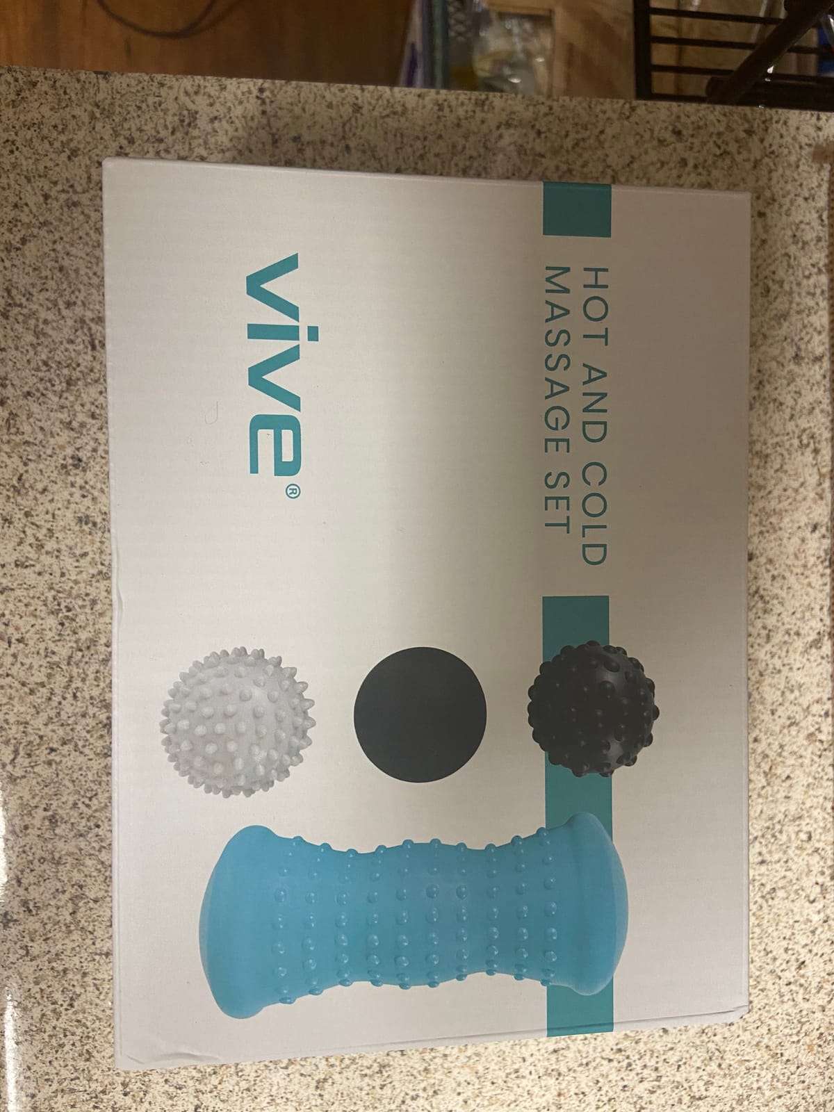 Vive Massage Ball Set (4 Piece) - Plantar Fasciitis Relief Foot Pain Hot customer photo 1