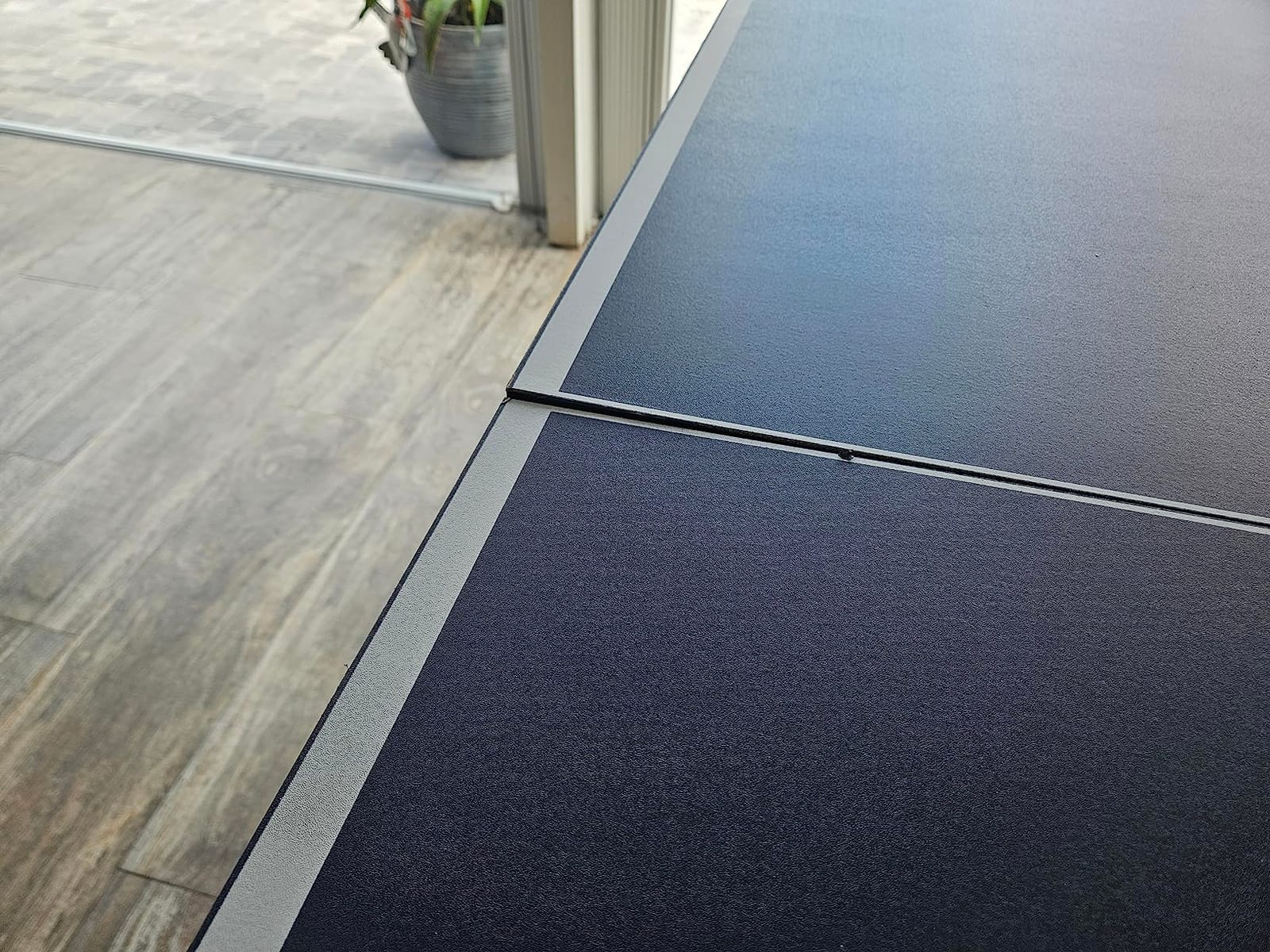 EastPoint Foldable Ping Pong Table Topper, Table Tennis, 9 ft x 5 ft, Blue customer photo 2