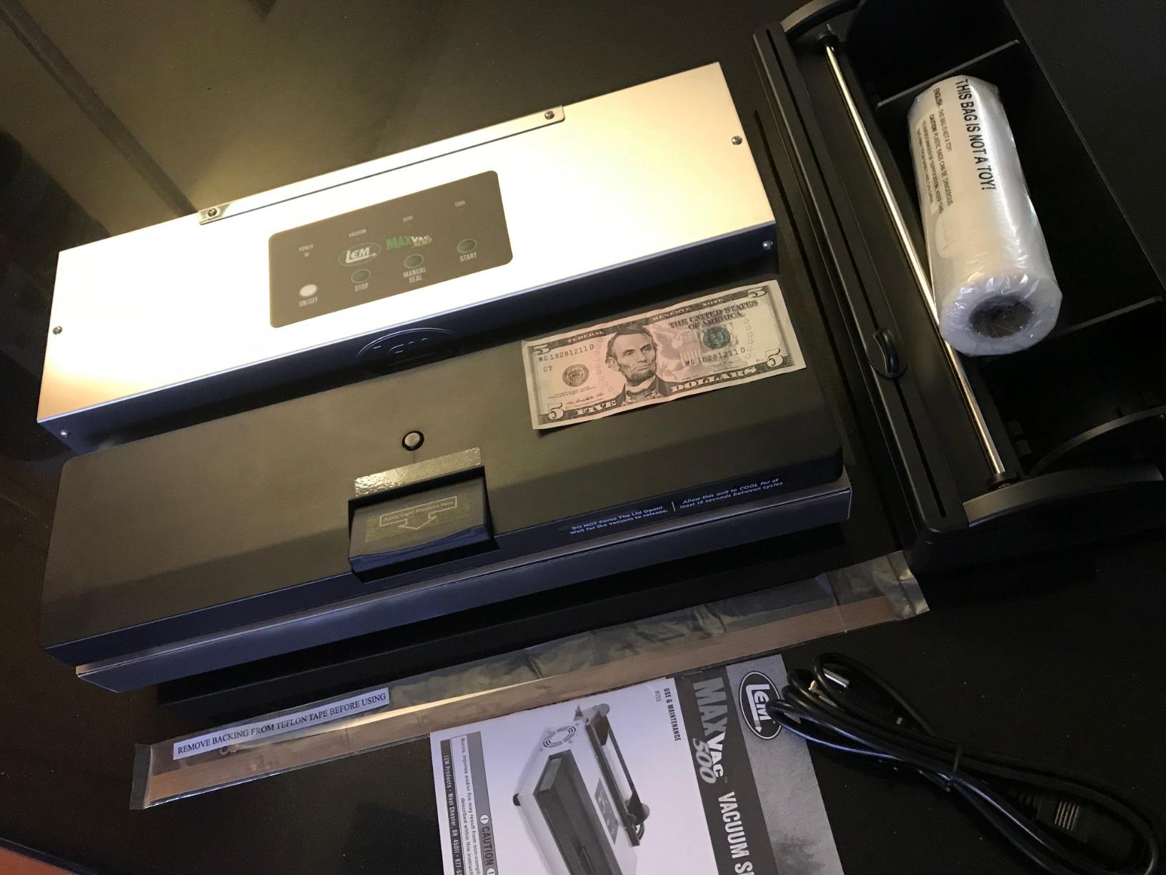 LEM Products MaxVac 500 Vacuum Sealer Machine, Heavy-Duty Aluminum customer photo 1