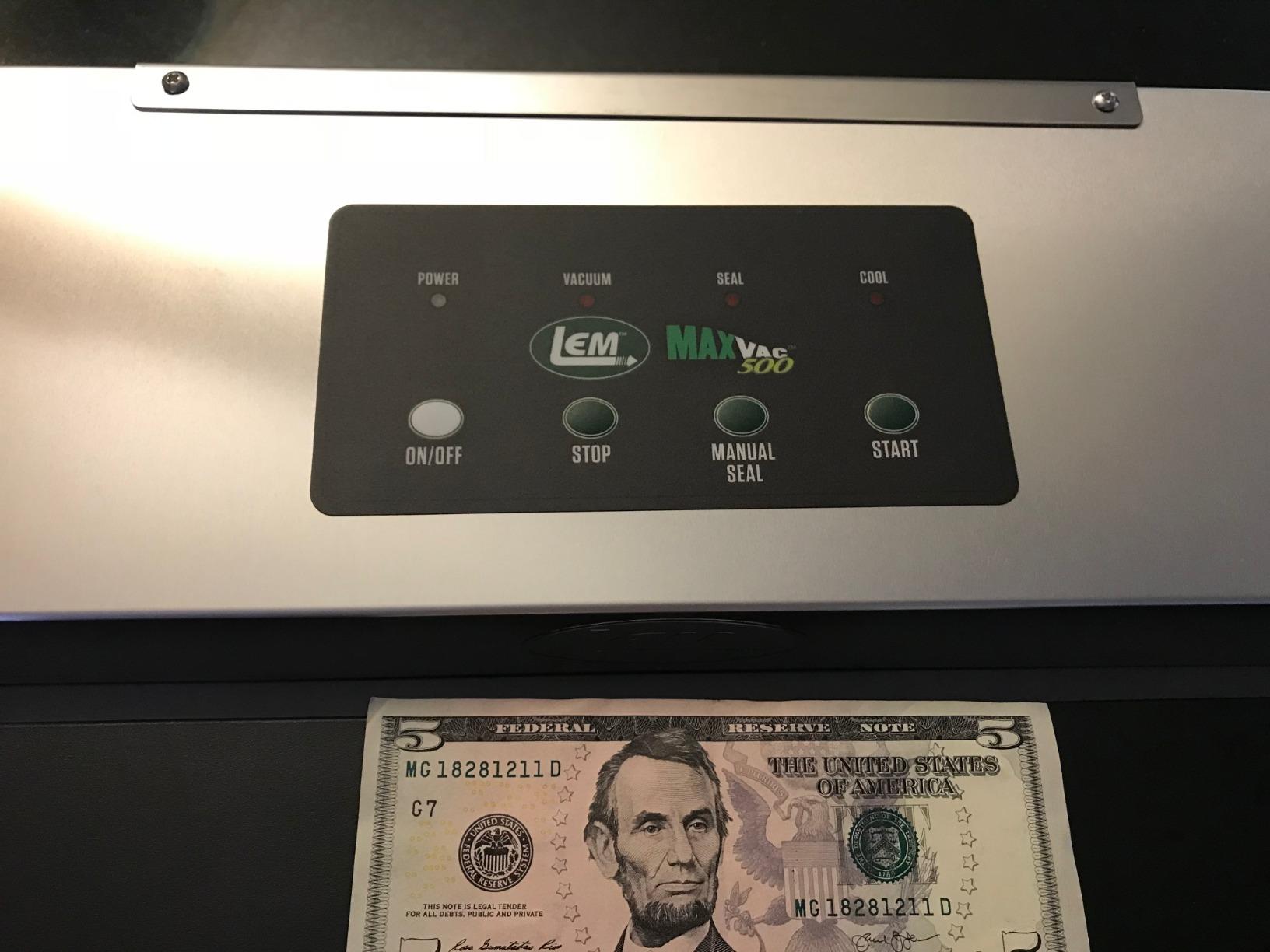 LEM Products MaxVac 500 Vacuum Sealer Machine, Heavy-Duty Aluminum customer photo 2