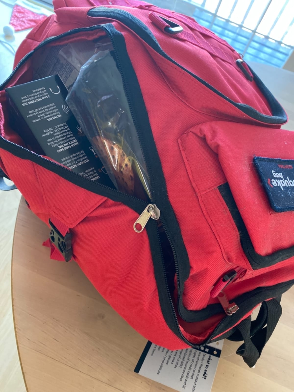 Complete Earthquake Bag - 3 Day Emergency kit for Earthquakes, Hurricanes, Wildfires, Floods + Other disasters customer photo 2