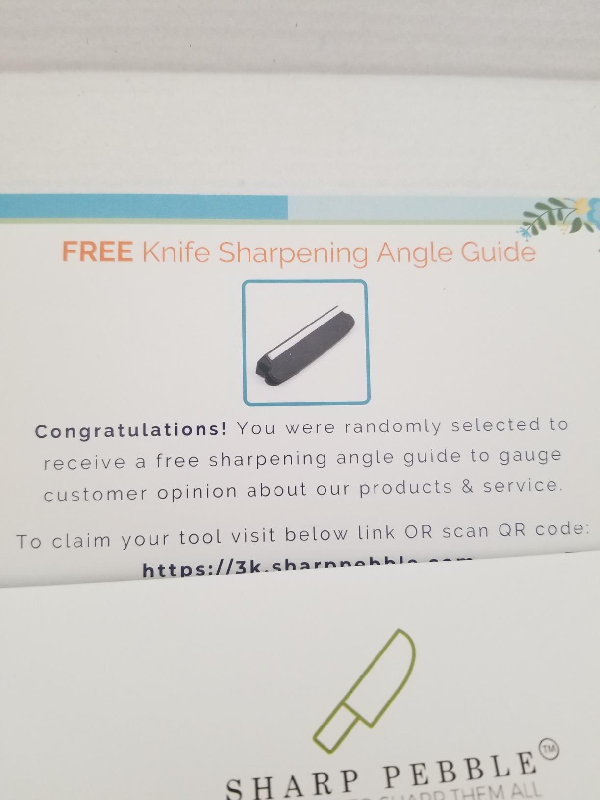 Sharp Pebble Whetstone Sharpening Stone 3000/8000 - with Flattening Stone customer photo 2