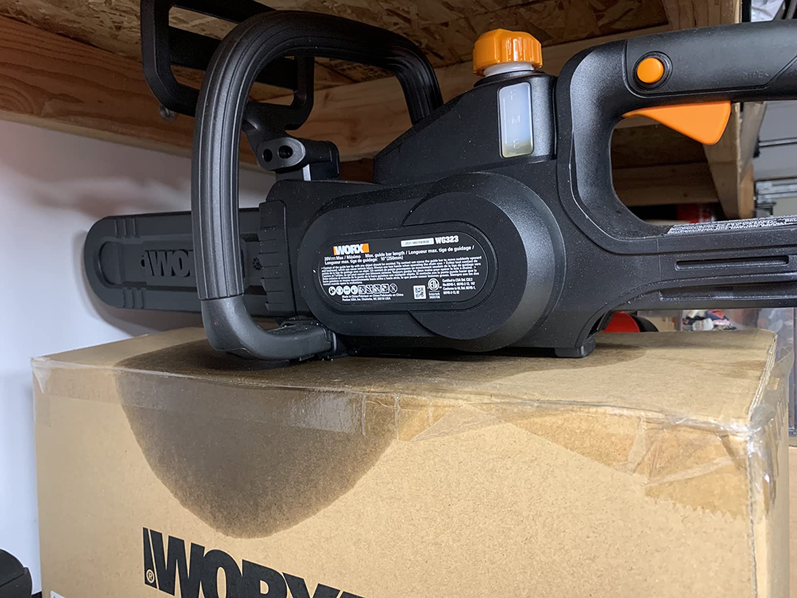 WORX Cordless Chainsaw, 20V 10