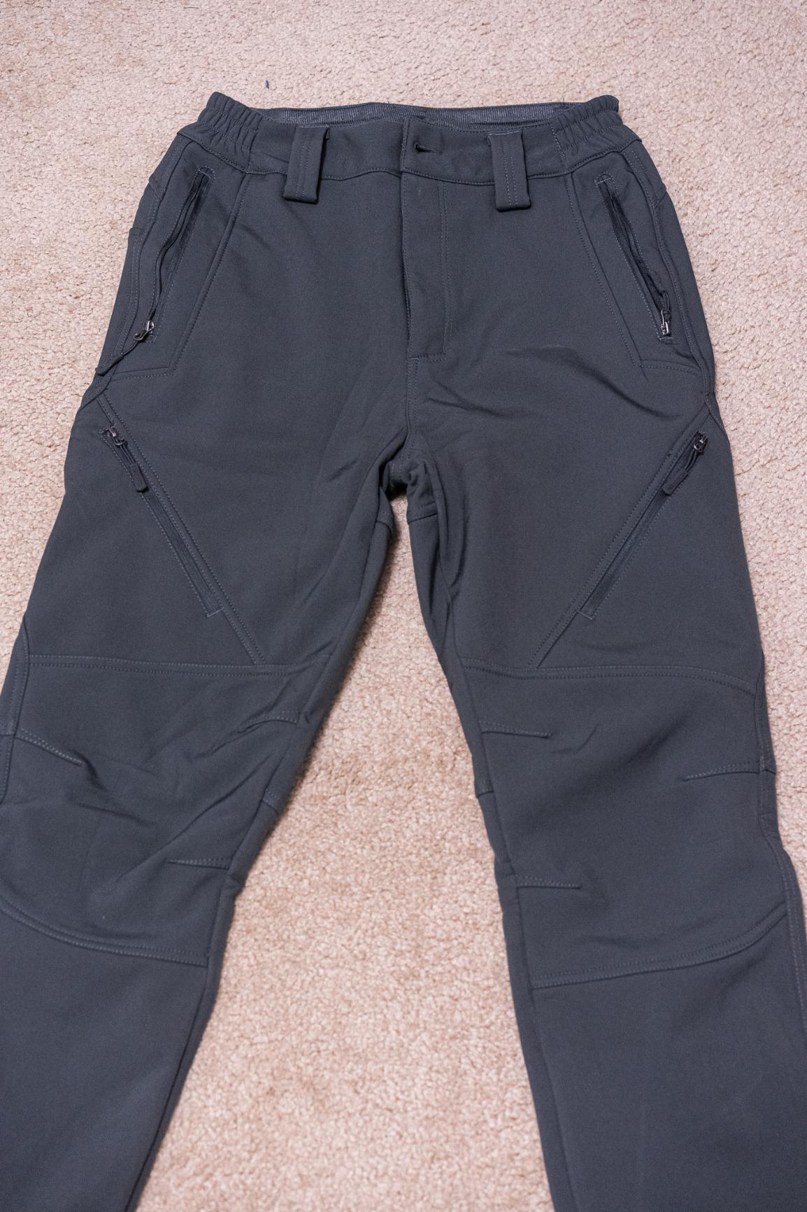 FREE SOLDIER Men's Fleece Lined Pants Softshell Snow Ski Pants customer photo 1