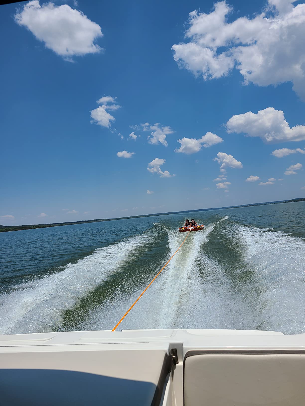 Wow Sports Thriller Towable Deck Tube for Boating Adults, Tubing Boat Inflatable for Water Sports customer photo 2