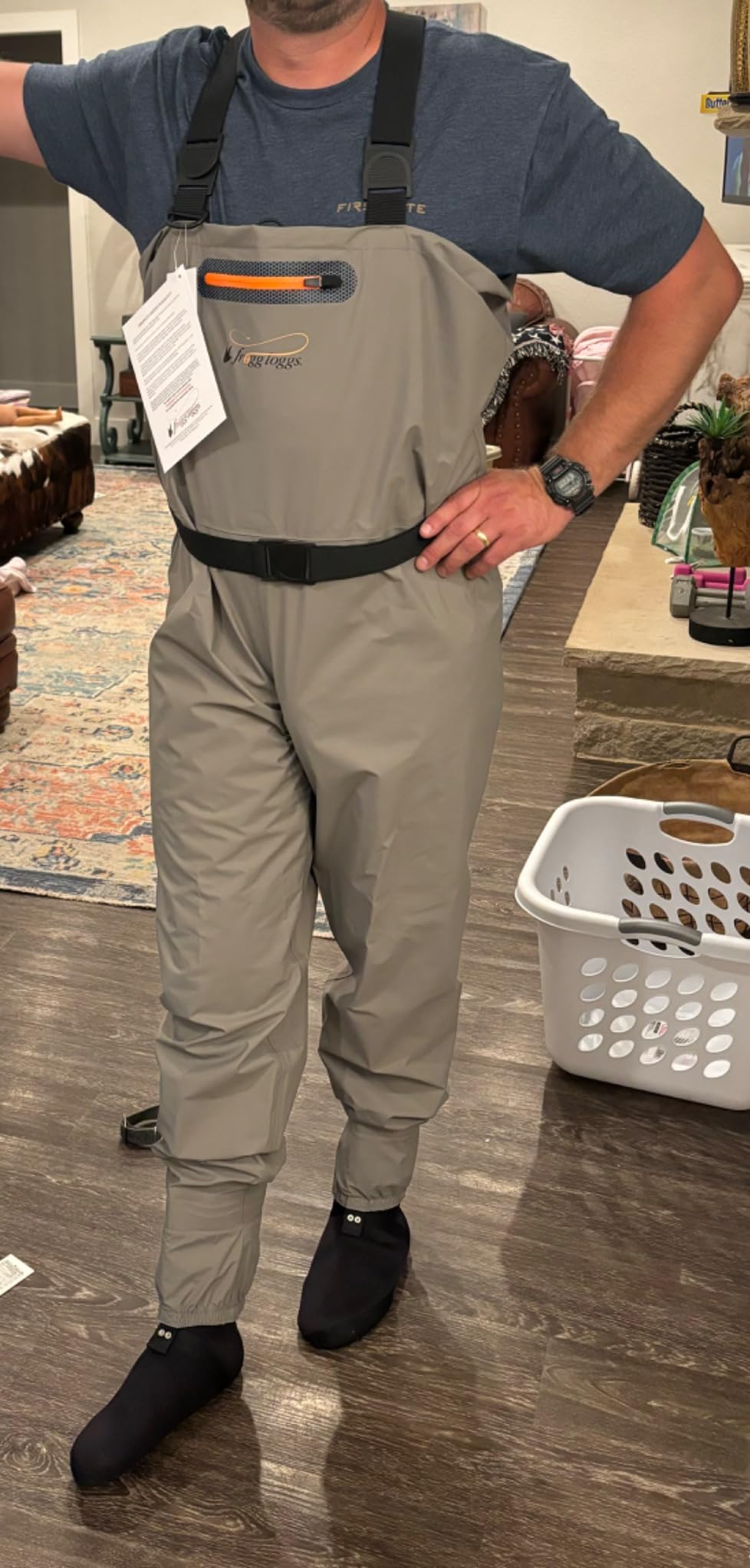 FROGG TOGGS Canyon II Waterproof Chest Fishing Waders, Stockingfoot customer photo 1