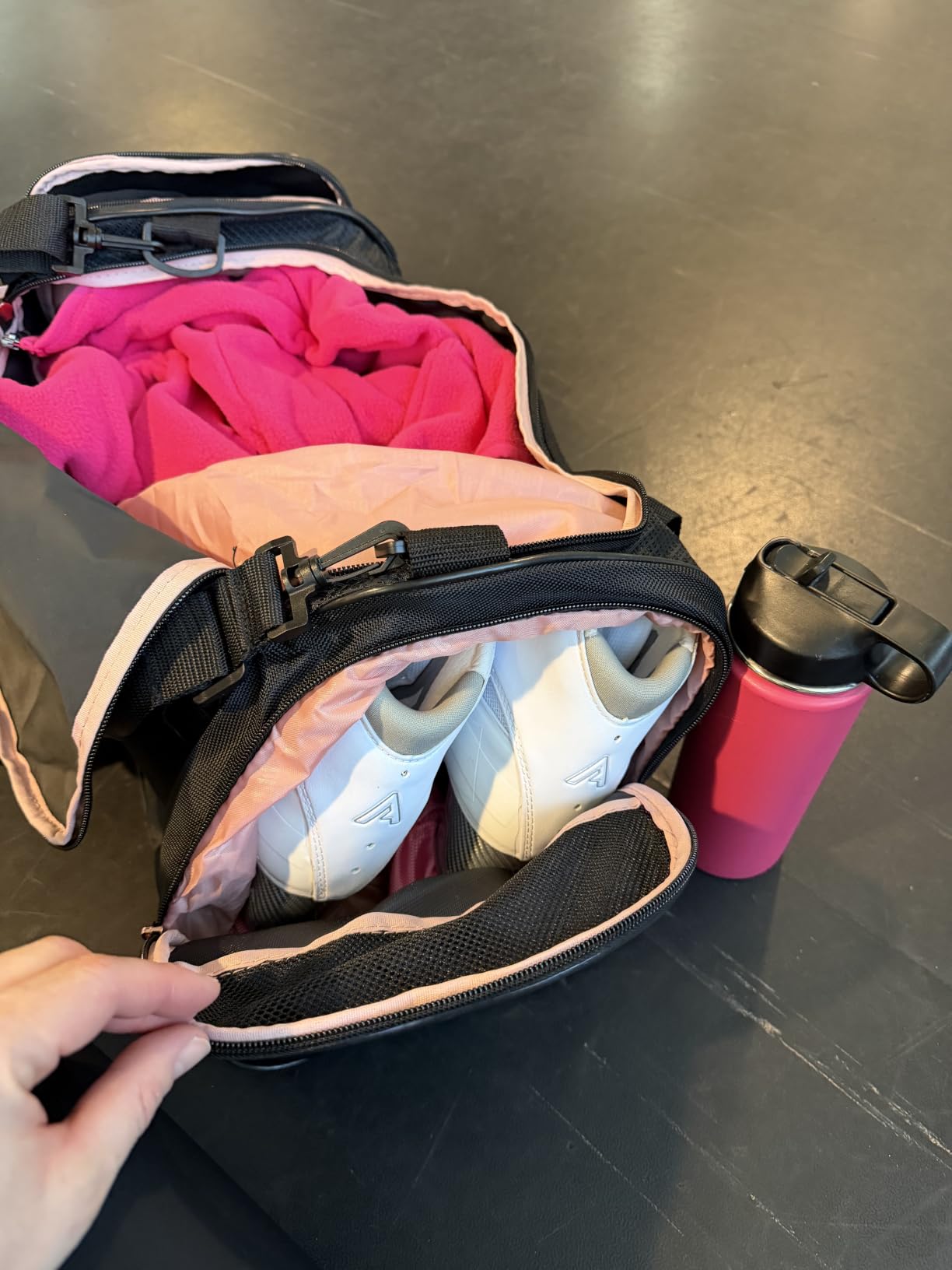 PUMA womens Candidate Duffel Bag with Removable Strap & Shoe Pocket customer photo 2