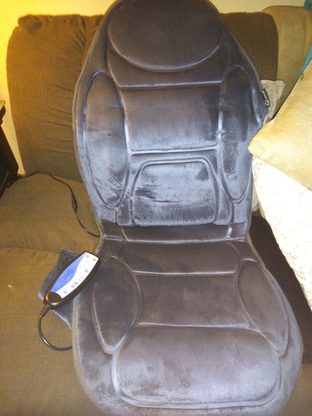 Snailax Vibration Back Massager with Heat, 2026 Upgraded Chair Massage Pad customer photo 2