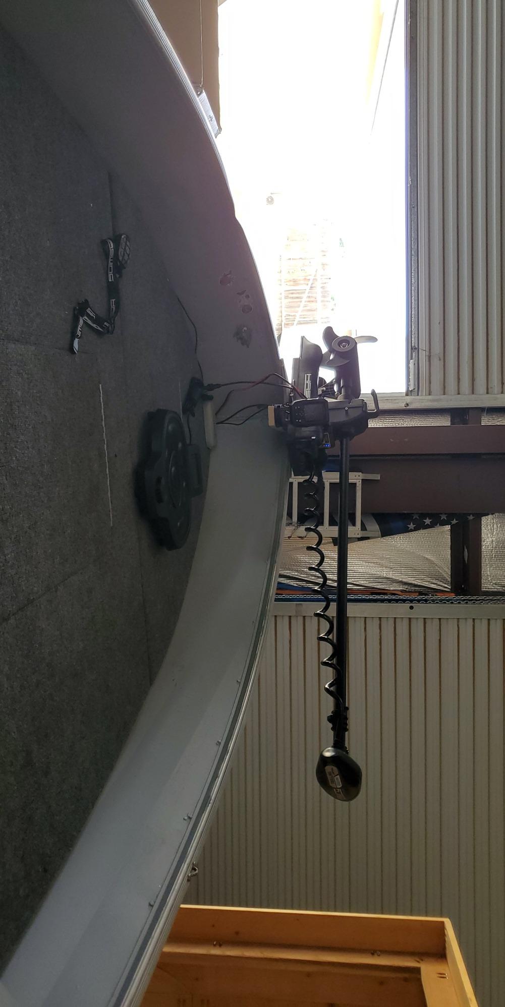 Haswing Bow Mount Trolling Motor 55lbs 54in - Remote & Foot, Quick Release customer photo 1