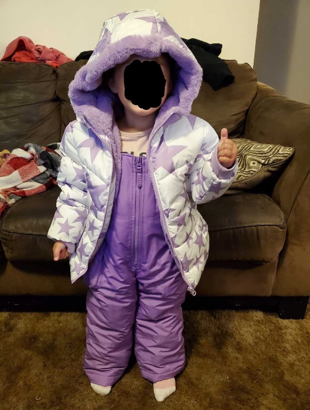 London Fog Girls' Classic Snow Bib Ski Snowsuit customer photo 1