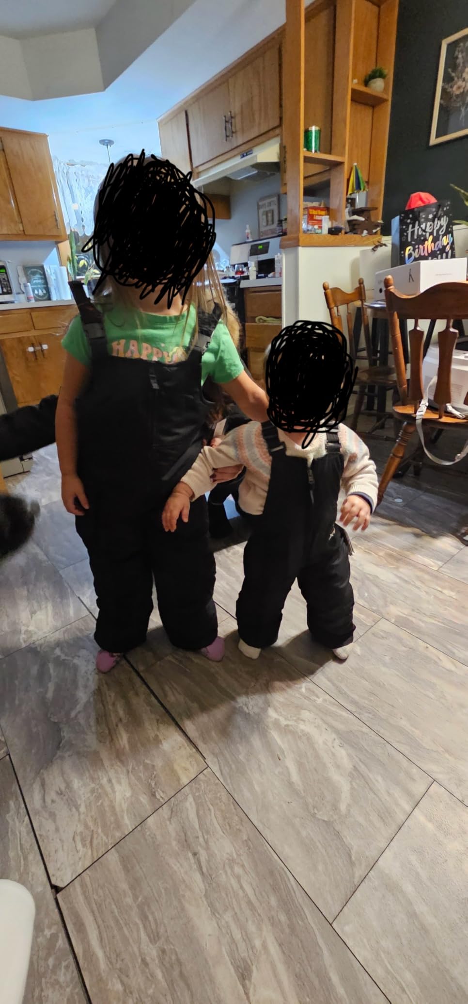 London Fog Girls' Classic Snow Bib Ski Snowsuit customer photo 2