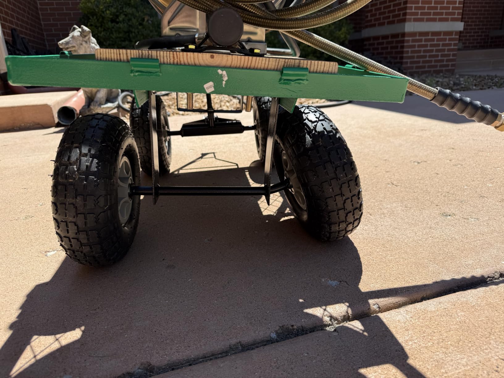 FDW | Heavy Duty Garden Cart with Wheels | Green | 500lbs Capacity customer photo 2