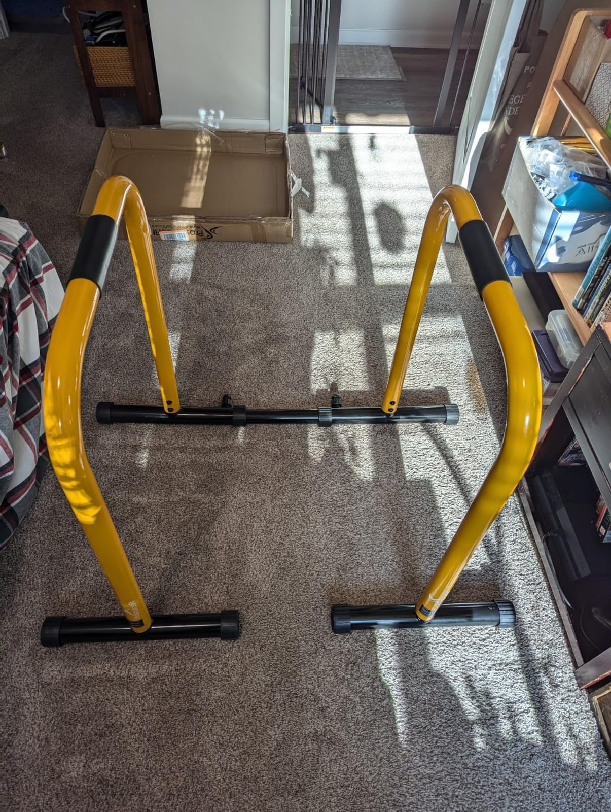 ProsourceFit Power Dip Station Adjustable Height Upper Body Equipment for Home Gym customer photo 1