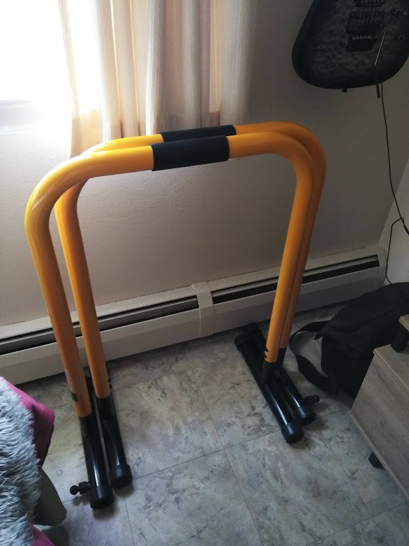 ProsourceFit Power Dip Station Adjustable Height Upper Body Equipment for Home Gym customer photo 2