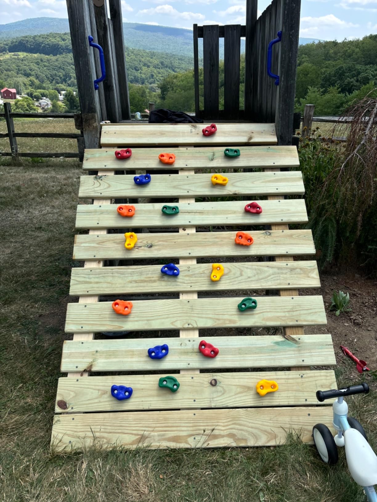 KINSPORY 20pc Rock Wall Climbing Holds for Kid, Play Set Climber Attachment customer photo 2