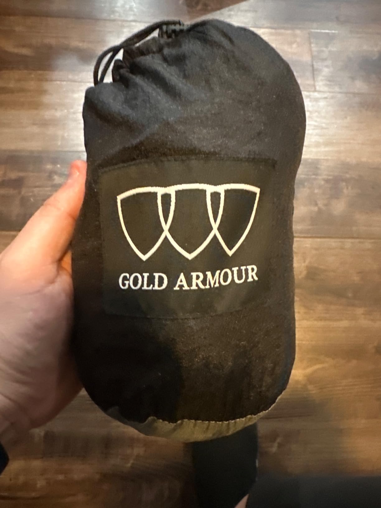 Gold Armour Hammock Underquilt for Single Hammocks and Double Hammocks, Insulated Warm Underquilt - Essential Camping Equipment Gear Under Quilts for Hammock (Grey&Sky Blue) customer photo 1