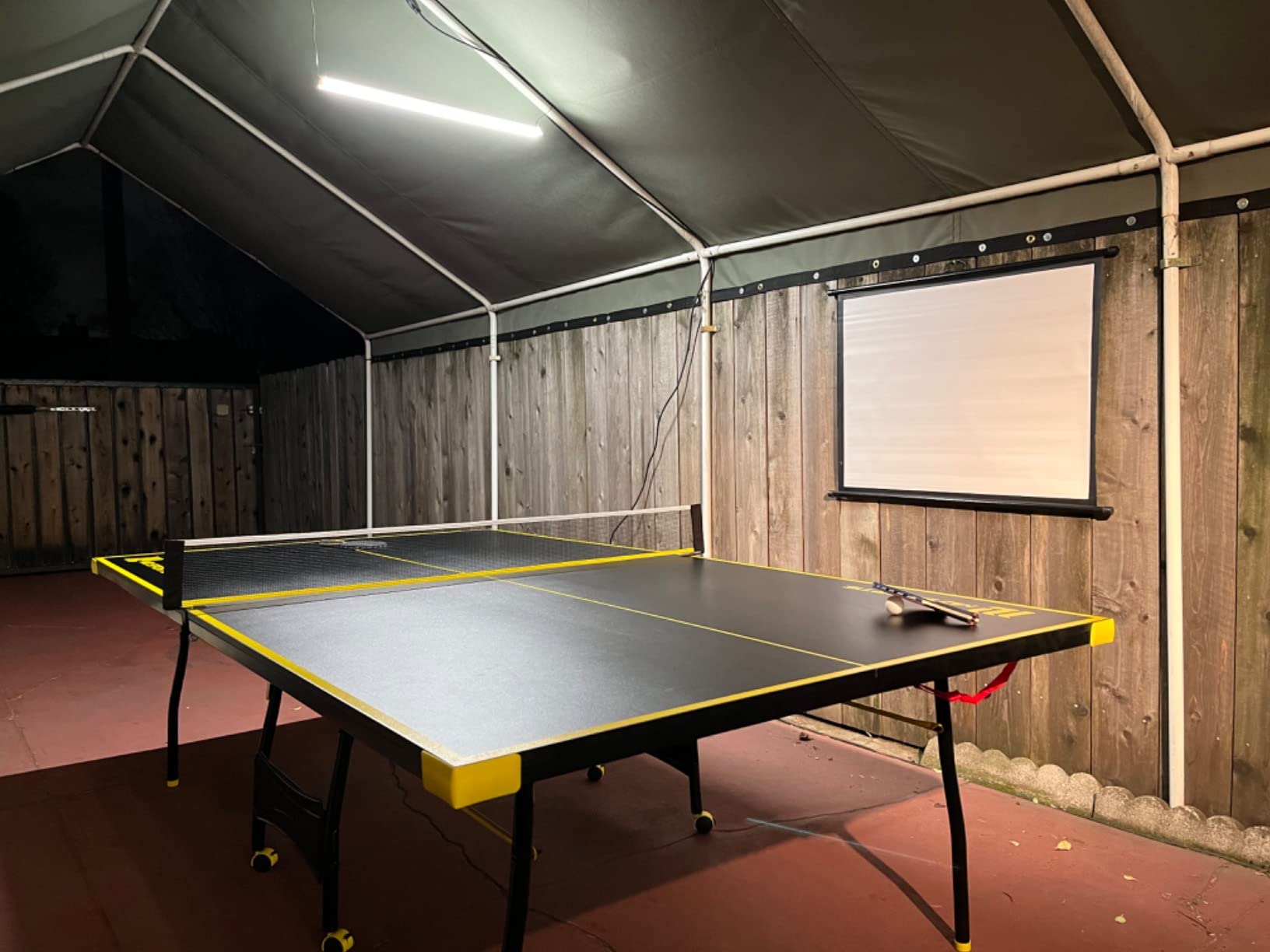 MD Sports Table Tennis Tables Multiple Styles Ping Pong Tables, Foldable for Easy Storage with Nets Included, Perfect for Family Game Rooms customer photo 1