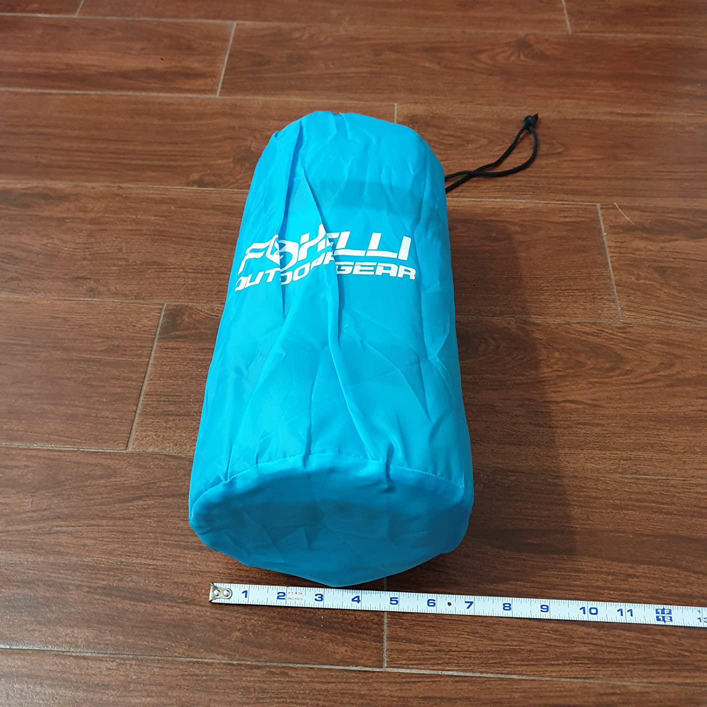 Foxelli Self Inflating Sleeping Pad for Camping, Backpacking, Hiking, Insulated Foam Lightweight Camping Mat, Inflatable Camp Mattress with Pillow customer photo 2