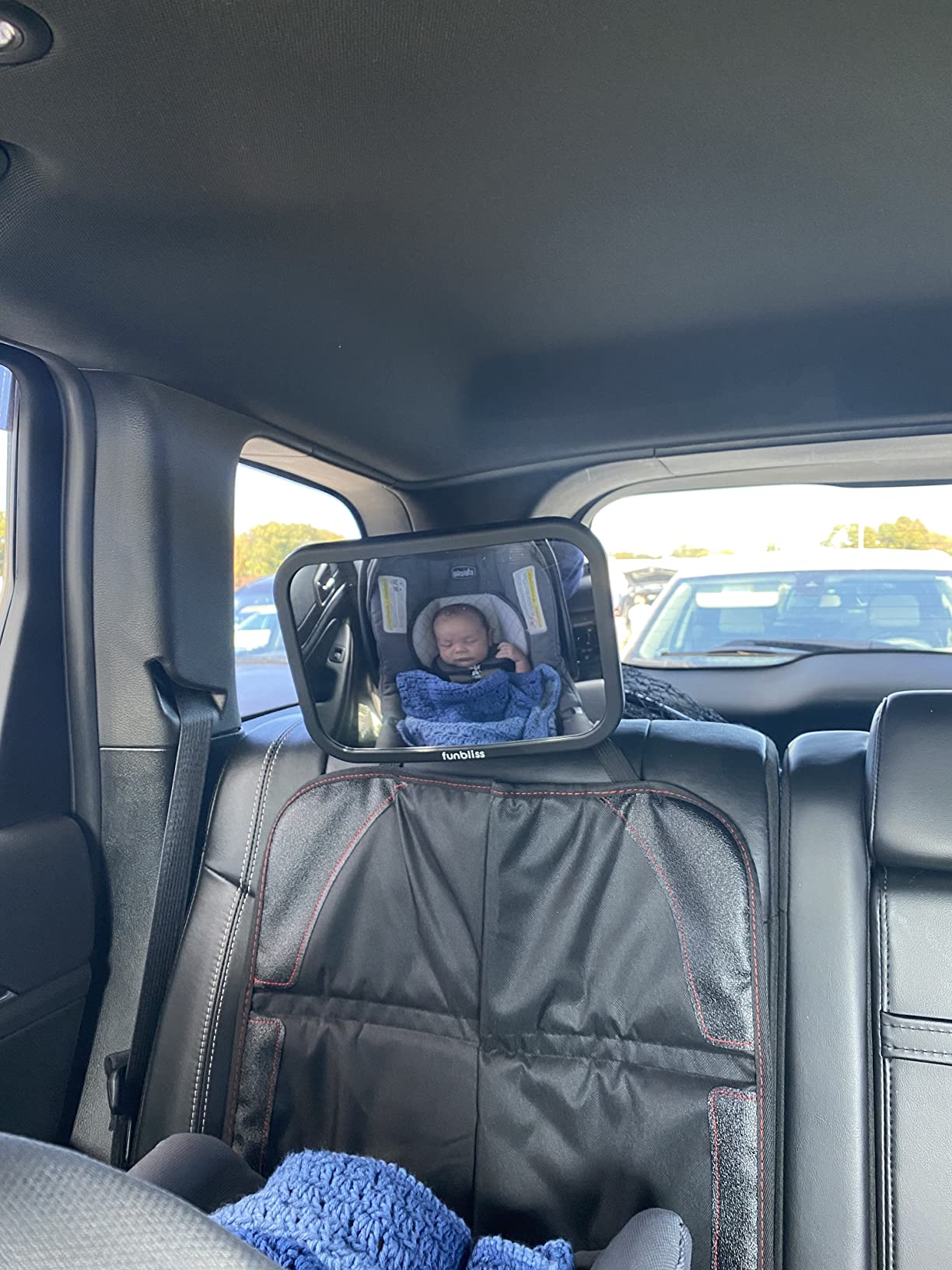 Funbliss Baby Car Mirror Safely Monitor,Shatterproof customer photo 1