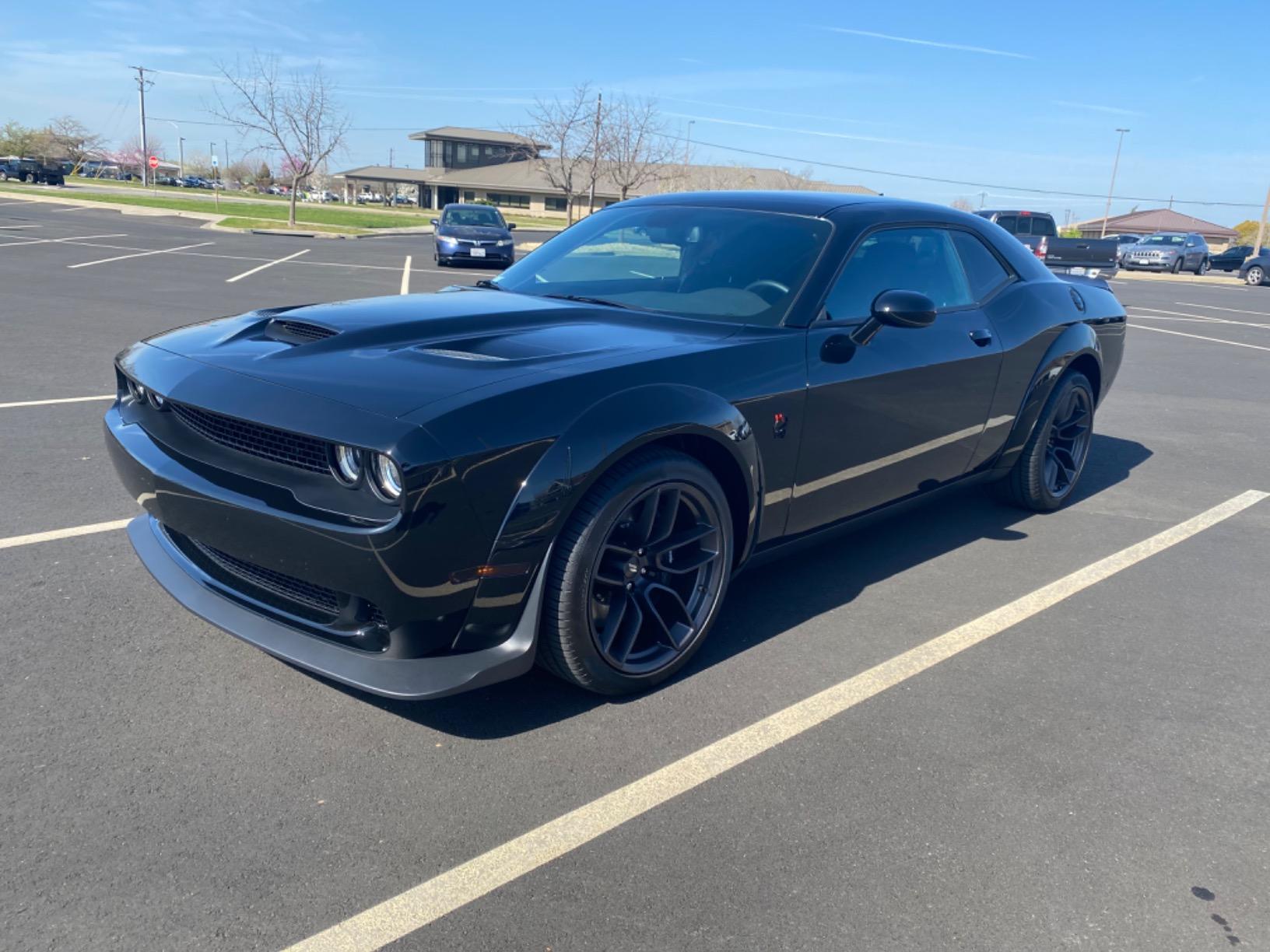 Custom Fender Emblem Badges for Scat Pack (Matte Black) for Dodge Challenger and Charger - Mopar Performance Style Replacement Badge Pair customer photo 2