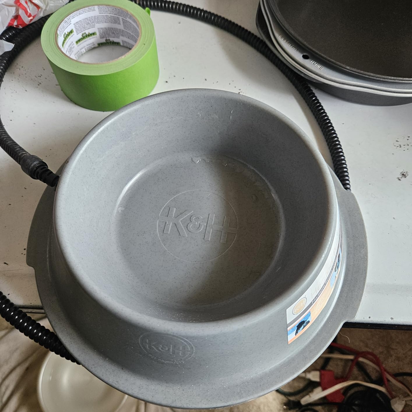 K&H Heated Water Bowl, Thermal-Bowl for Cats & Dogs, Safety Listed, 25W customer photo 2
