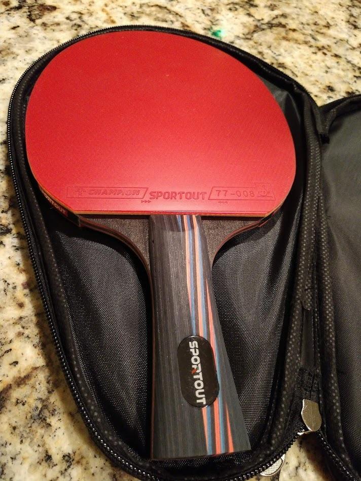 Sportout Ping Pong Paddles Sets-Portable Table Tennis Paddle withStorage Case Premium Table Tennis Racket for Indoor & Outdoor Games customer photo 2