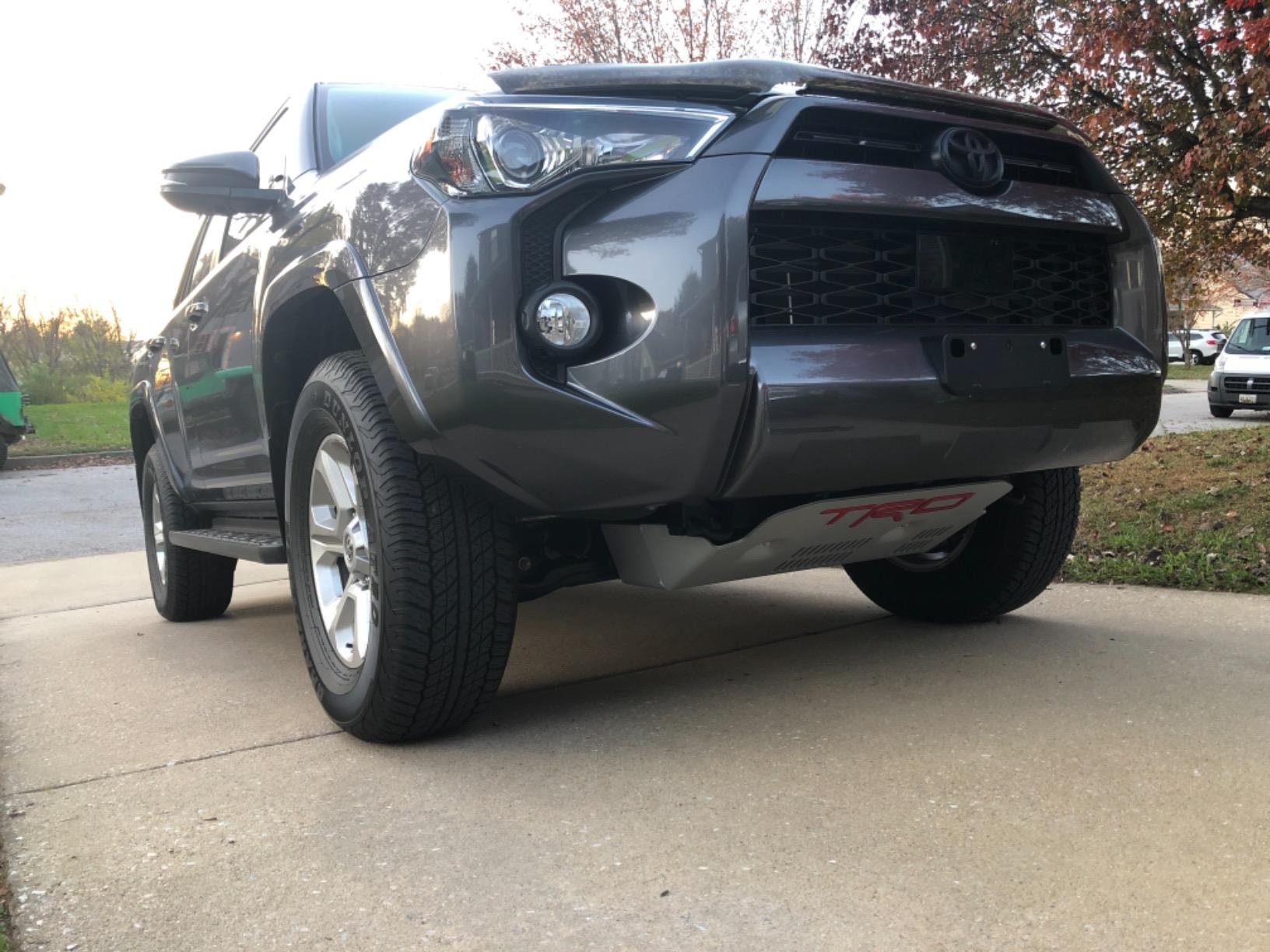 Genuine Toyota 4Runner TRD Skid Plate PTR60-89190. 2014-2019 4Runner customer photo 1