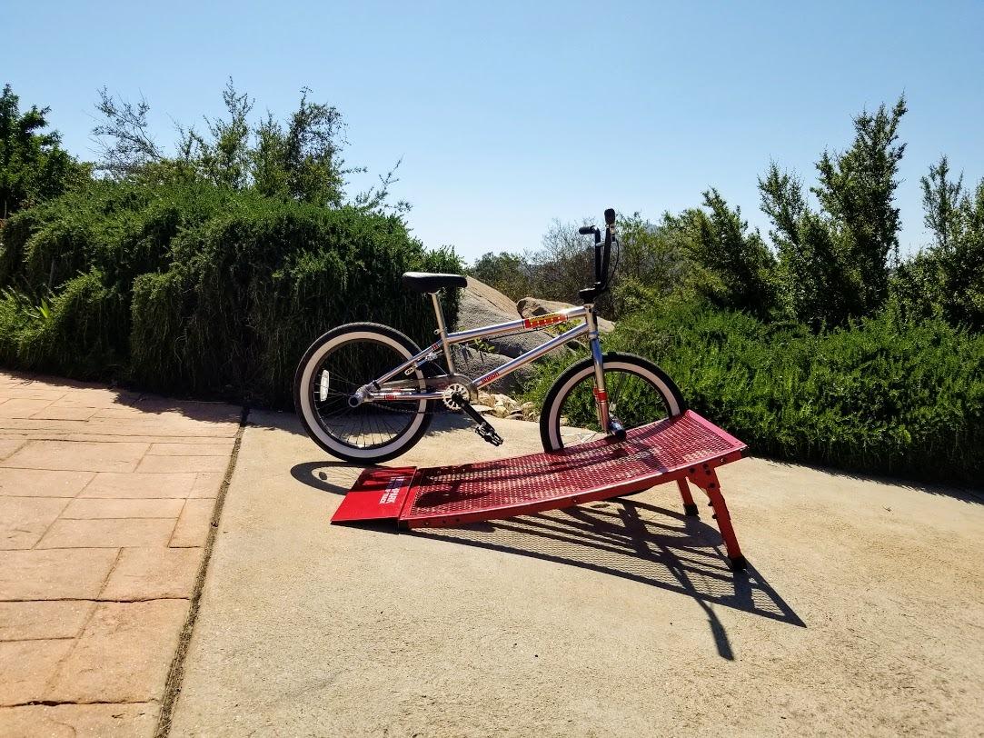Freshpark Portable BMX Jump Ramp for Bikes & RC Portable & Foldable Design — Backyard Jump Ramp — Weatherproof & Dependable Surface — 47 x 24 x 16 in customer photo 2