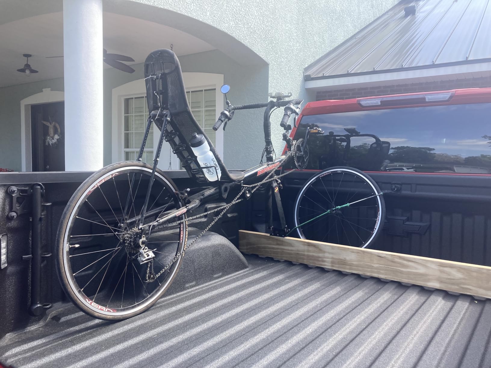 MBP Alloy Quick Release Fork Mount Bike Block (9x100mm) Truck Bed/Rack/Storage customer photo 1