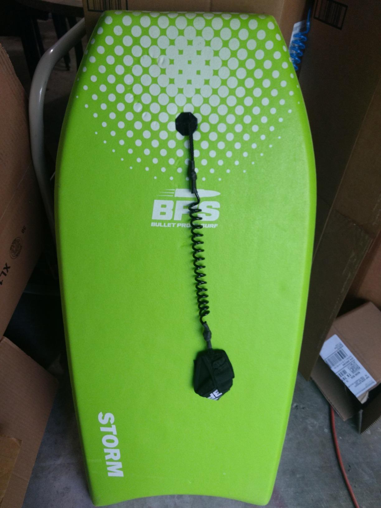 BPS 'Storm' Bodyboard with Premium Coiled Leash - Lightweight with EPS Core, Durable for All Wave Conditions customer photo 1
