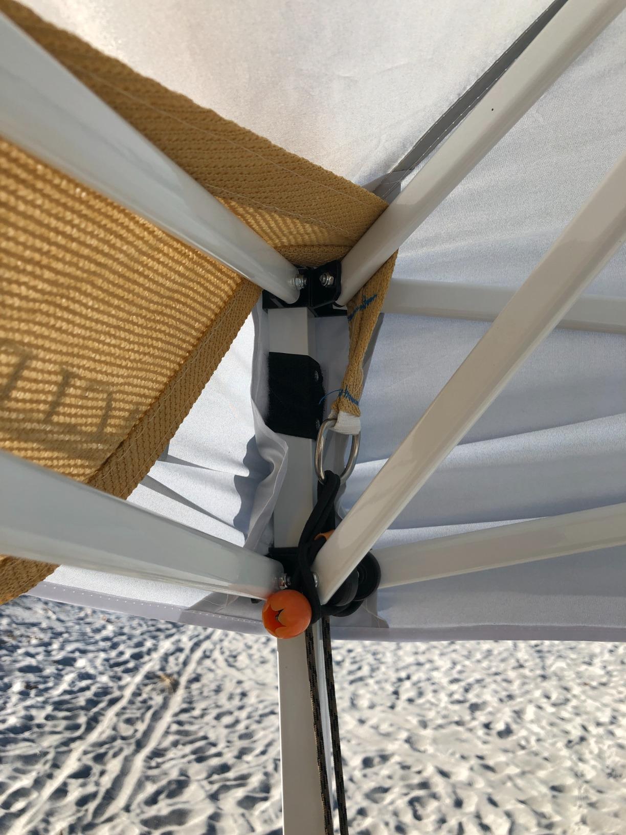 EAGLE PEAK 10x10 Pop Up Canopy Tent Easy Up Canopy Outdoor, White customer photo 2