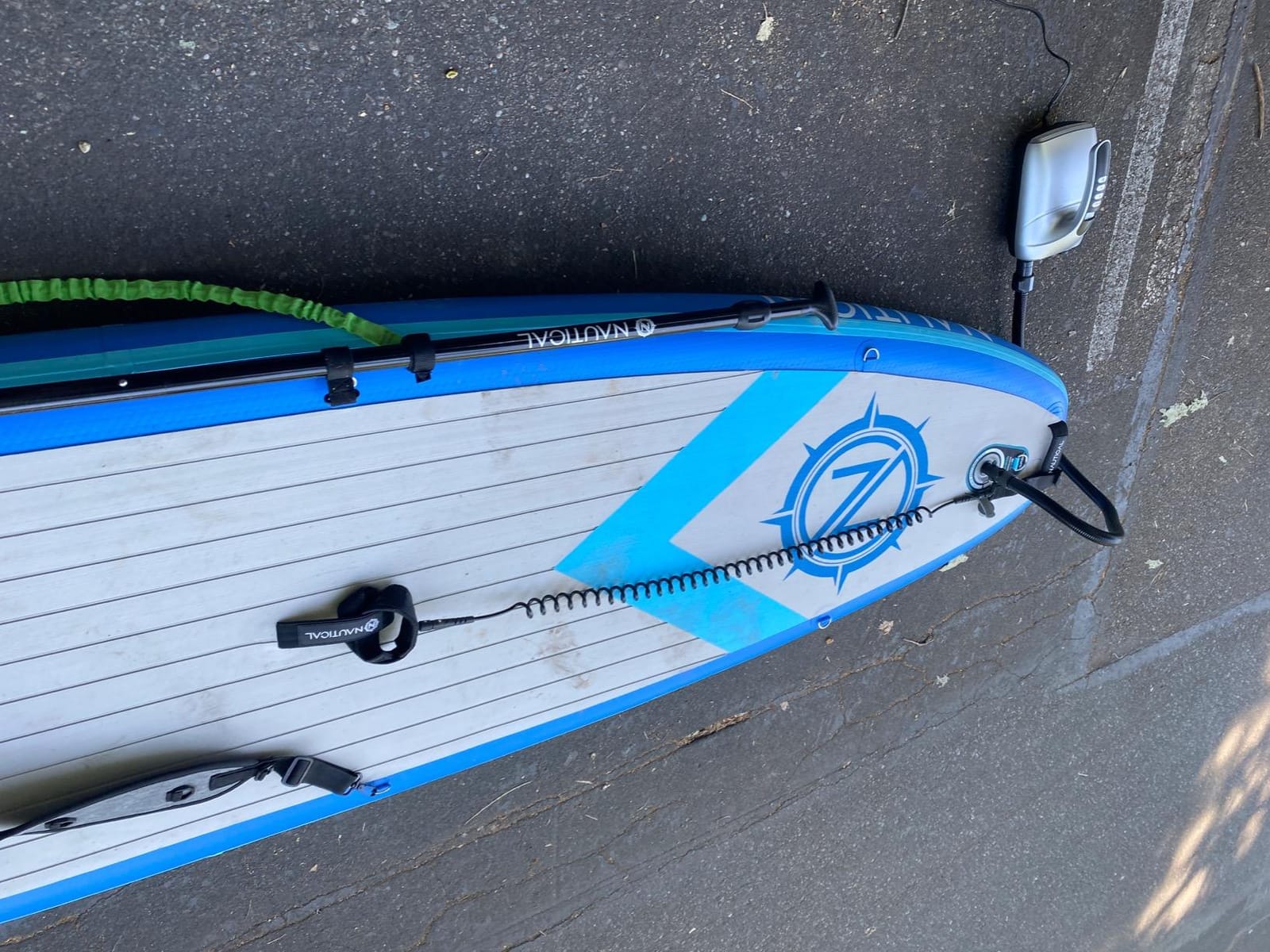 Paddle Board Pump Electric - Portable 20 PSI Dual-Stage Air Compressor for Super Fast Inflation and Deflation, Auto-Off, LCD Display and 12V Car Connector - for SUP, Boats & Inflatables customer photo 2