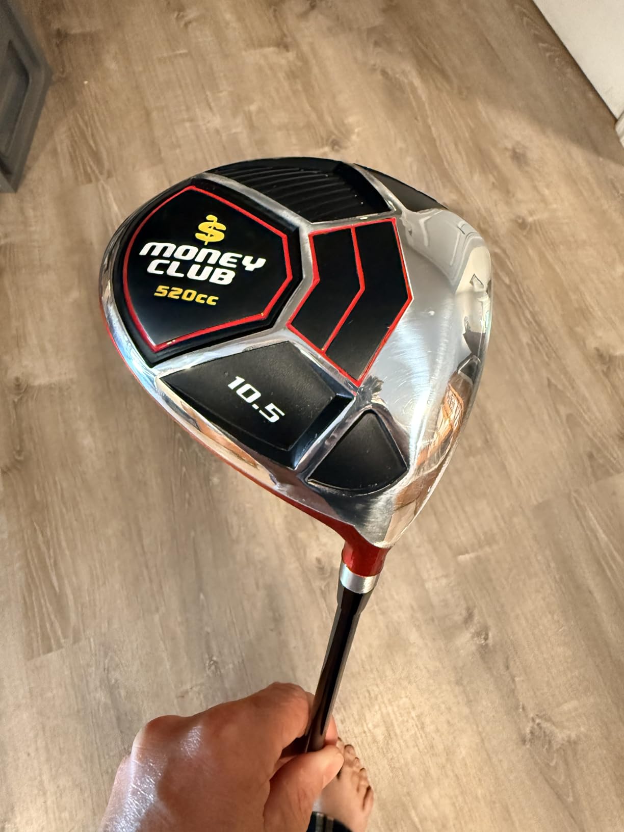 Men's Money Club High Launch 520cc 10.5° Golf Driver. Right Handed Premium Ultra Forgiving Regular Flex Graphite Shaft with Tour Velvet Grip customer photo 2