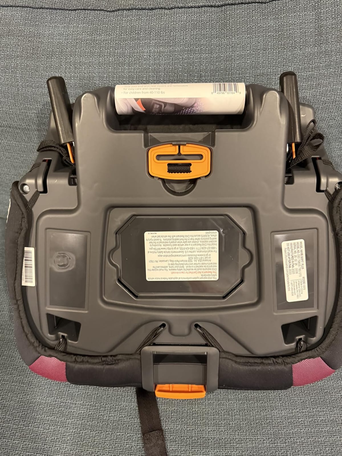 Chicco GoFit Plus Backless Booster Car Seat with Latch, 40-110 lbs customer photo 2
