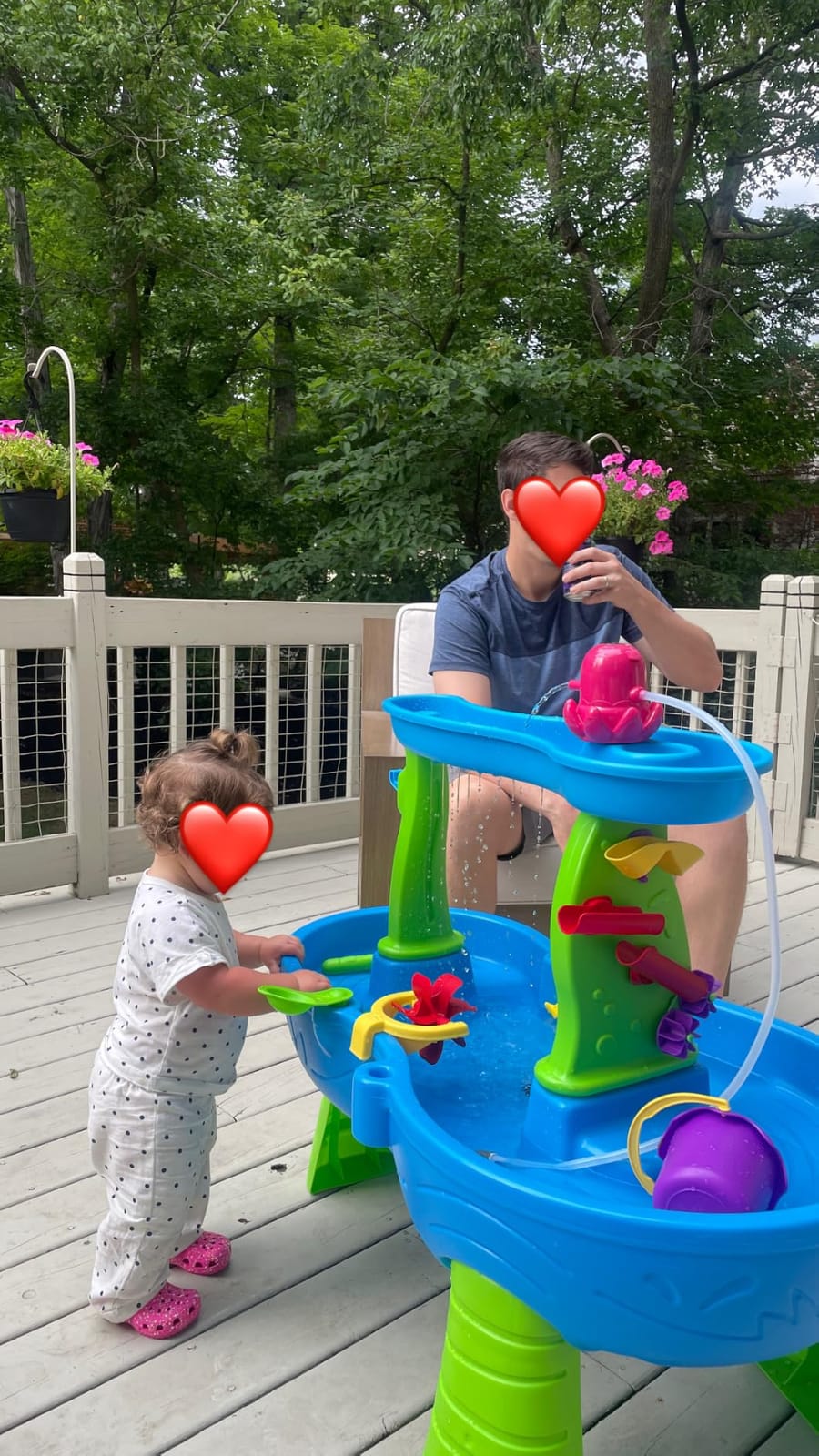 Step2 Tropical Rainforest Water Table for Kids, Toddler Outdoor Sensory Play Table, 13 Accessories, Ages 18 Months+ customer photo 1