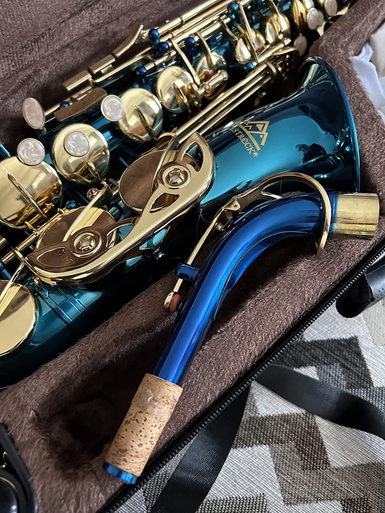EASTROCK E Flat Alto Saxophone Gold Alto Sax for Beginners and Students customer photo 1