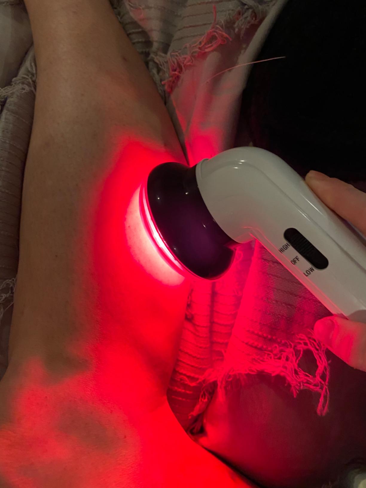 Red Light Therapy Infrared Heating Wand by Theralamp – Handheld Heat Lamp Includes Replacement Bulb customer photo 2