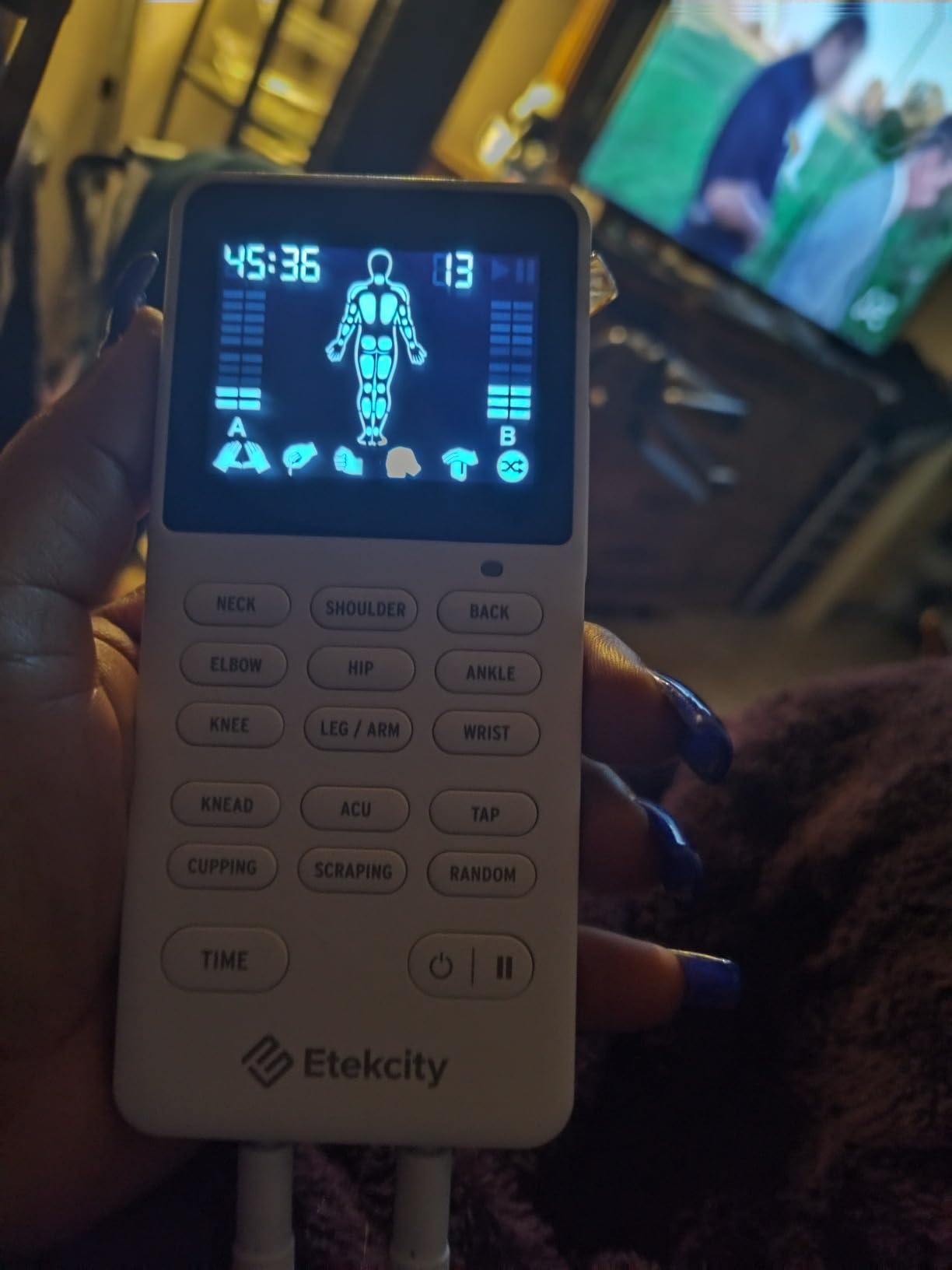 Etekcity 4-Channel Rechargeable TENS Unit, Muscle Stimulator, FSA Eligible customer photo 1