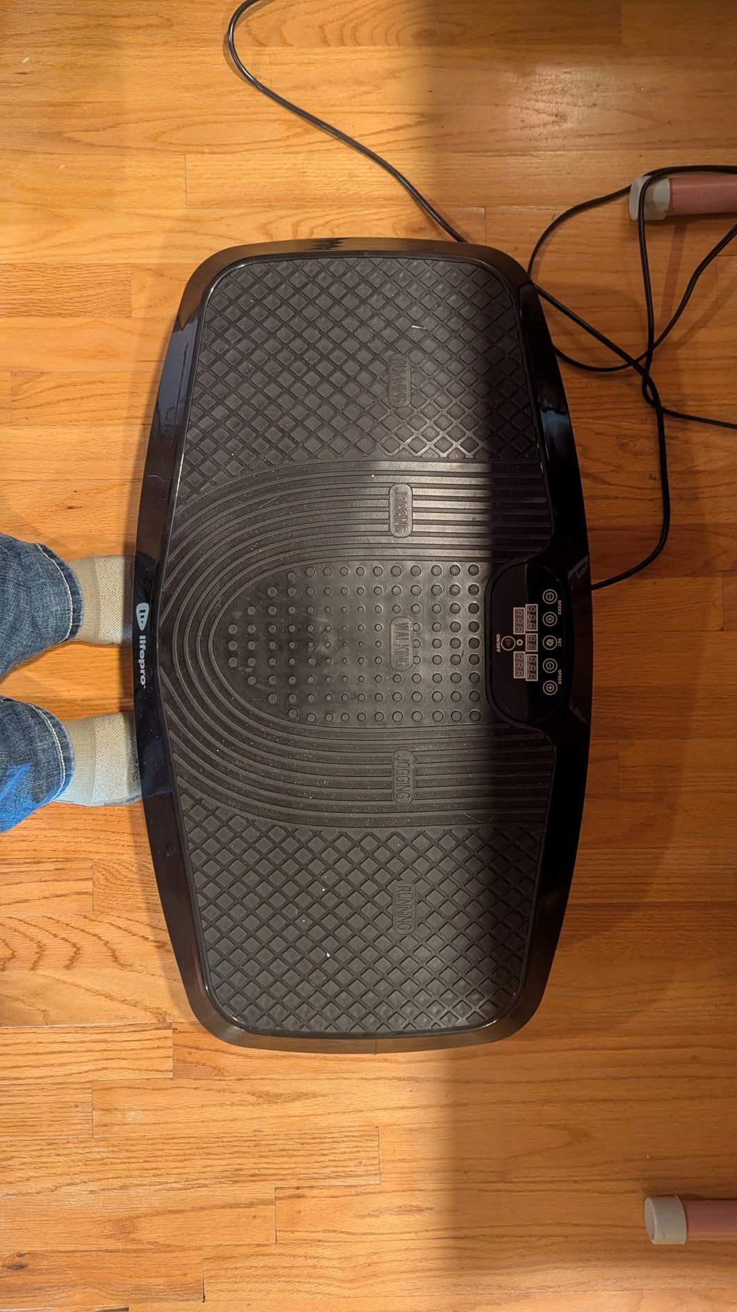 Lifepro Turbo & Hovert 3D Vibration Plate Exercise Machine with 99 Speeds | Dual Motor, 8 Presets, 330 lb Capacity, Remote Control — Low-Impact Vibration Plate for Lymphatic Drainage & Body Toning customer photo 1