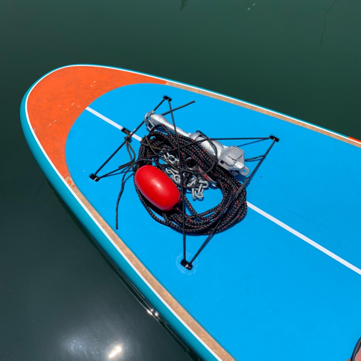 Extreme Max 3006.6785 BoatTector Complete Deluxe Grapnel Anchor Kit for Small Boats, Kayaks, PWC, Jet Ski, Paddle Boards, etc. - 3.5 lbs. customer photo 2