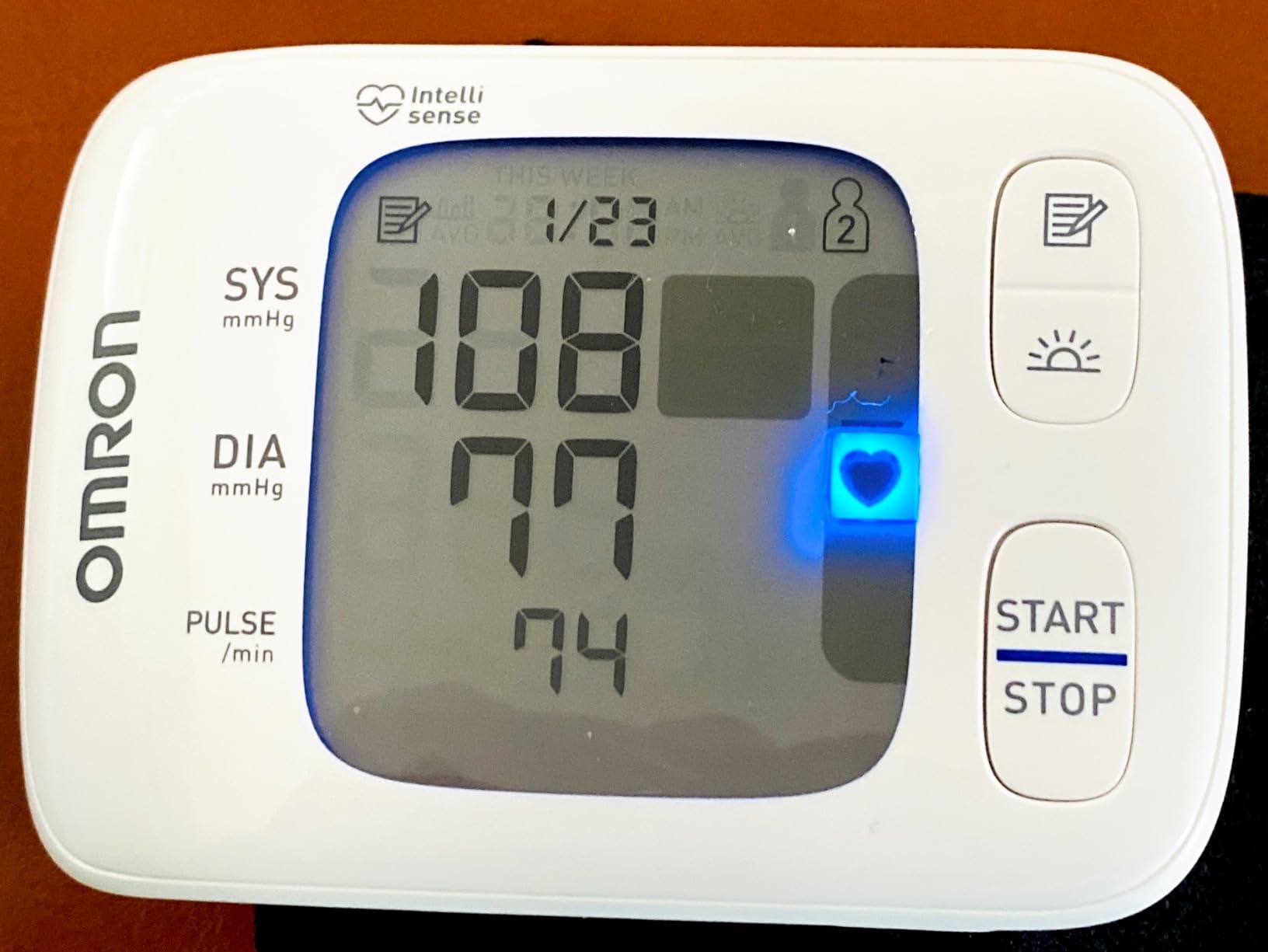 OMRON Gold Wireless Wrist Blood Pressure Monitor for Home Use customer photo 1