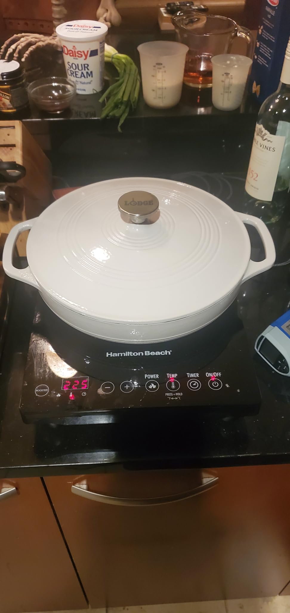 Hamilton Beach Portable Single Induction Cooktop With Fast Heating Mode customer photo 2